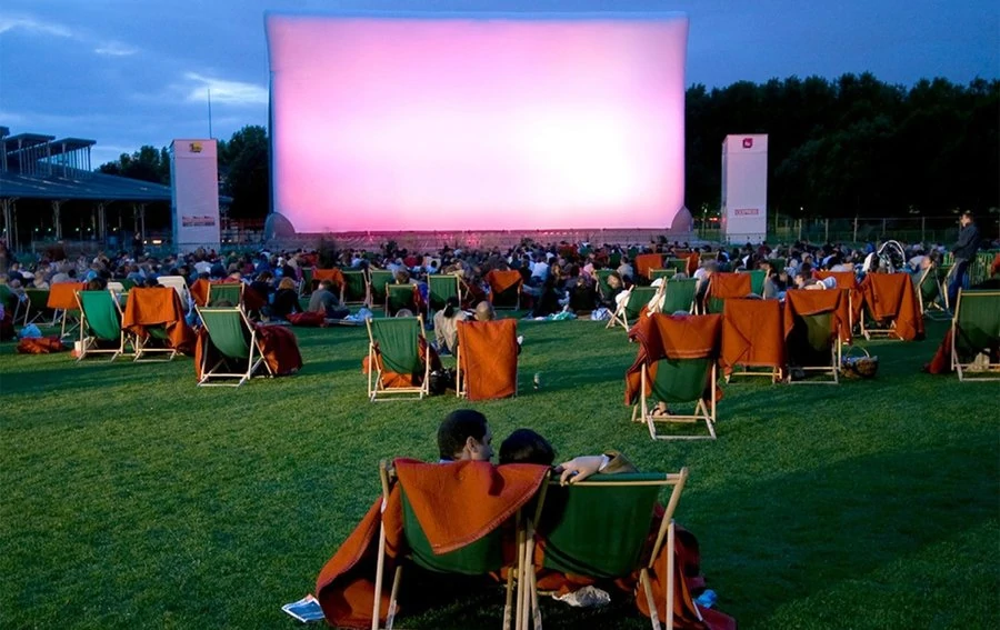 La Villette open-air cinema in Paris