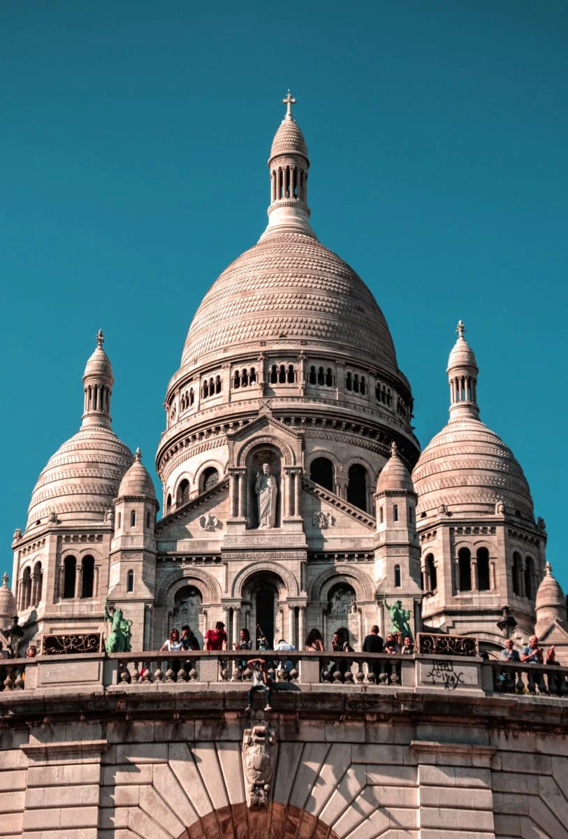 Sacre-Coeur Basilica in Montmartre Paris