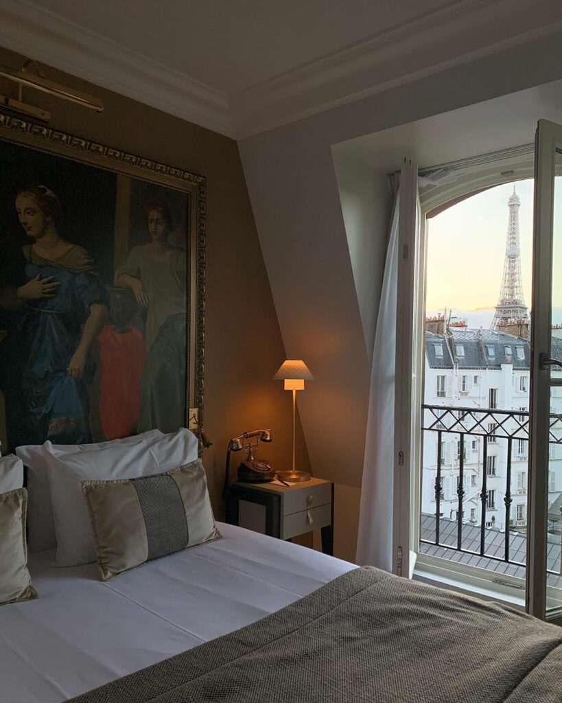 Hotel Le Walt Paris, view on the Eiffel Tower