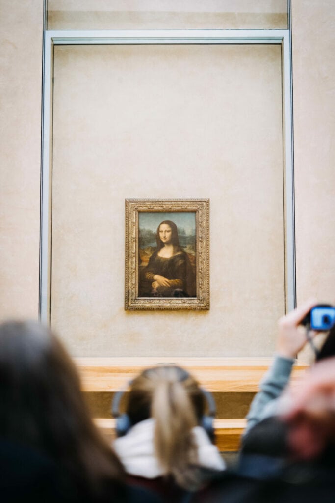 Mona Lisa at the Louvre Museum, Paris