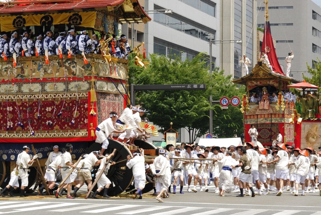 Gion Matsuri, a very interesting attraction to see in Kyoto, Japan
