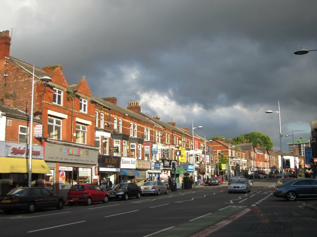 The Curry Mile, Wilmslow Road, Rusholme, Manchester