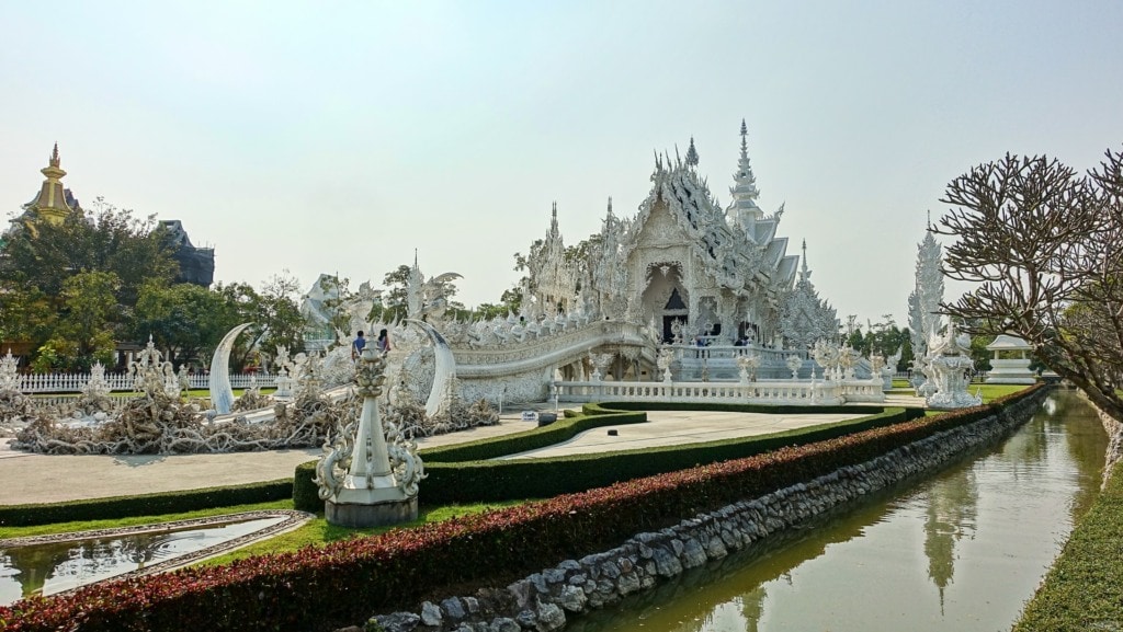 View on Chiang Rai White temple