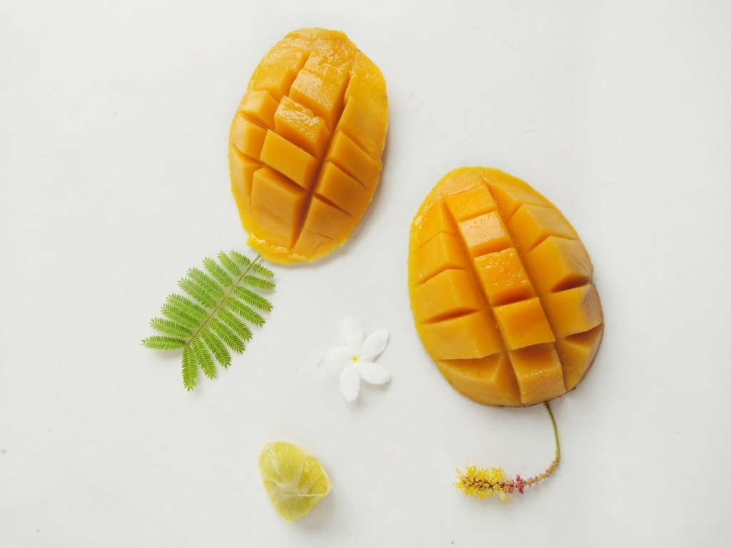 Cutted mango fruits in Vietnam