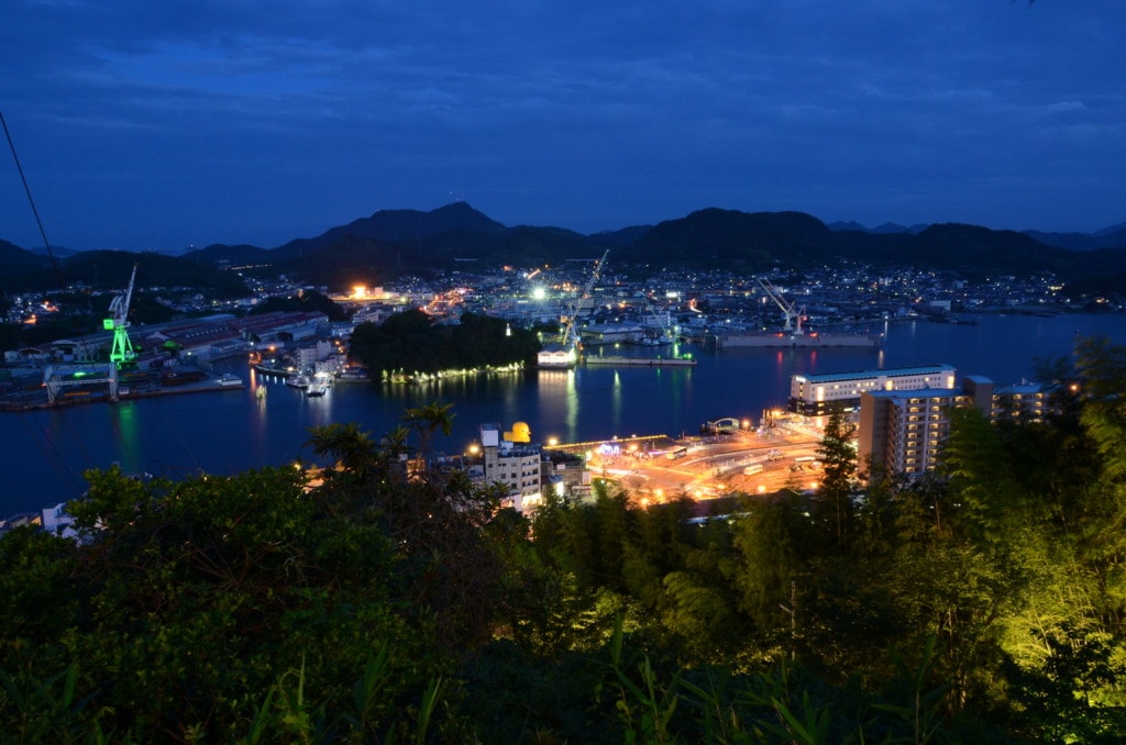 Night view on Onimichi