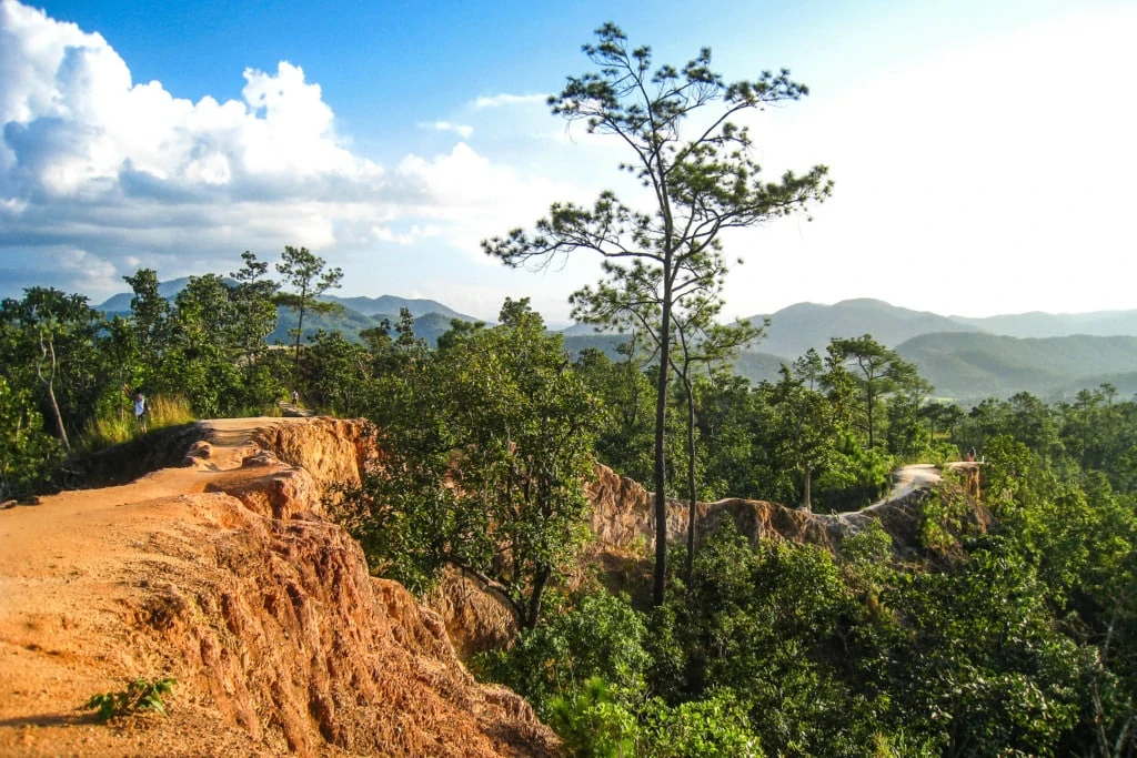 View on Pai Canyon in Thailand