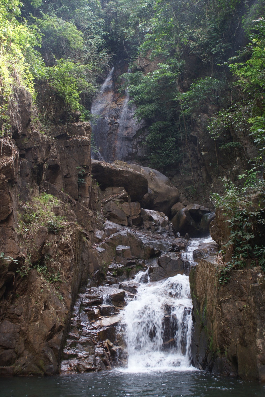Phliu Waterfall at Namtok Phliu National Park (Chathaburi Province, Thailand)