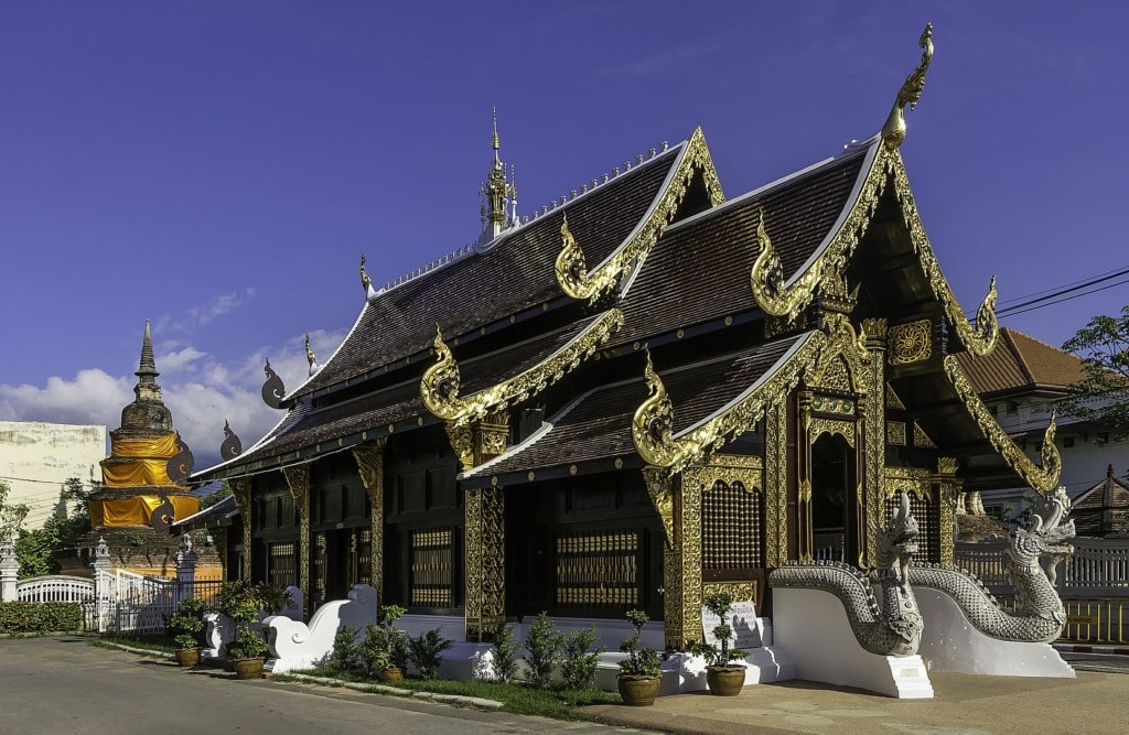 Wat Inthakin temple in Chiang Mai