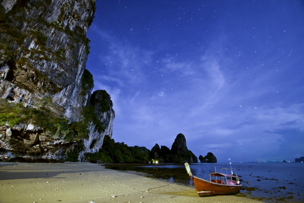 Starry Starry Night in Tonsai Beach, Krabi, Thailand