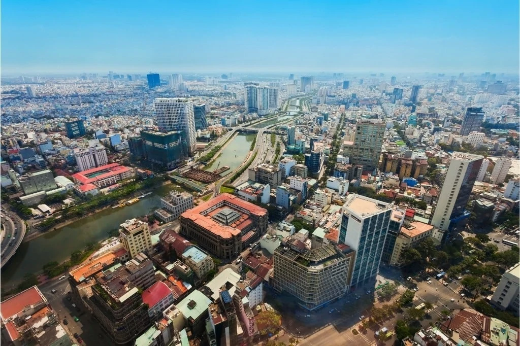 Ho Chi Minh panoramic view