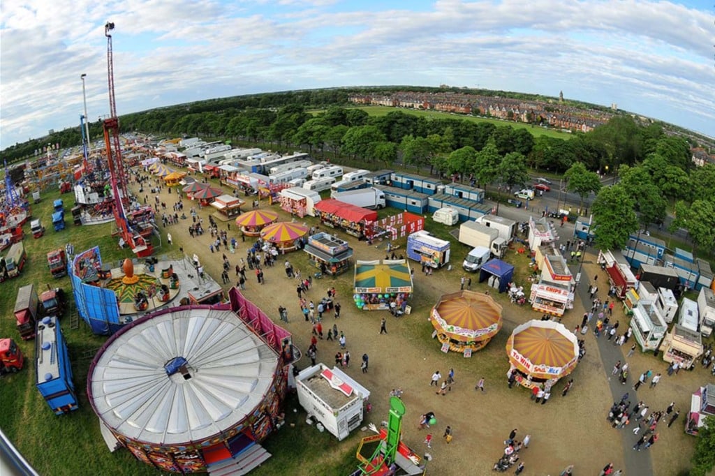 View on Hoppins - Newcastle's Town Moor Fair