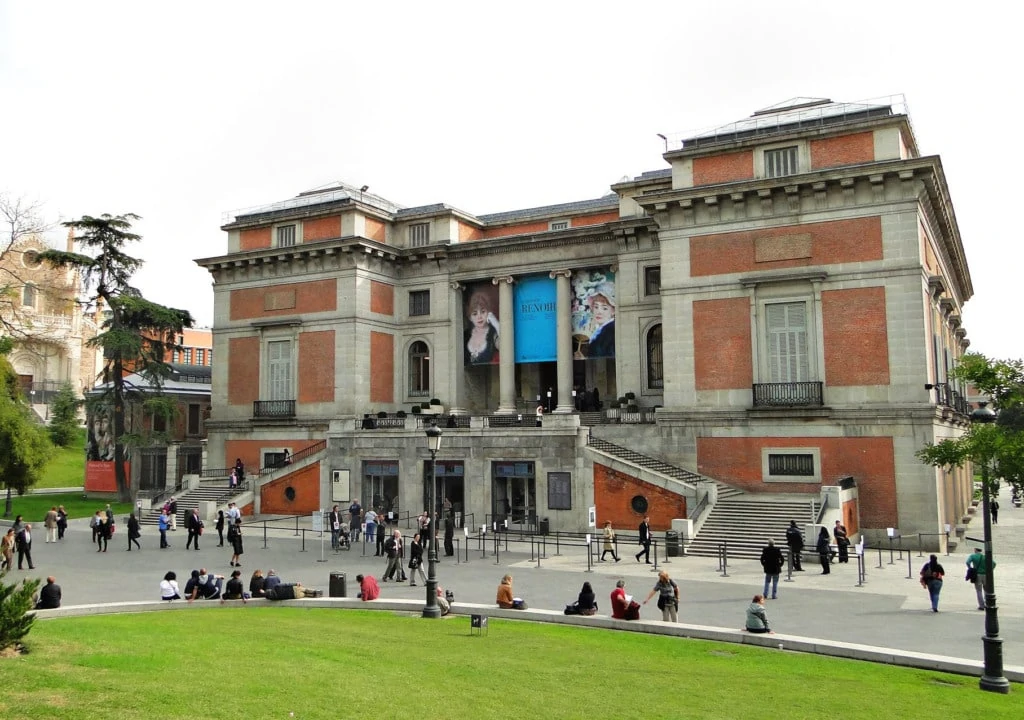 North facade of Museo del Prado, Madrid, Spain