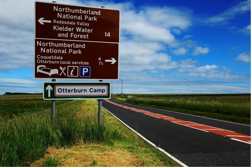 Northumberland National Park near Newcastle