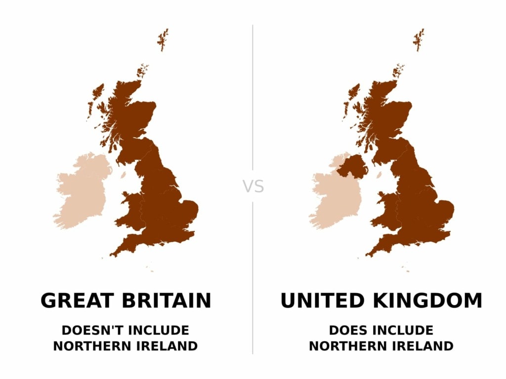 The difference between the UK and Great Britain