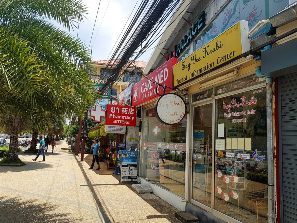 View on street Pharmacies in Phuket