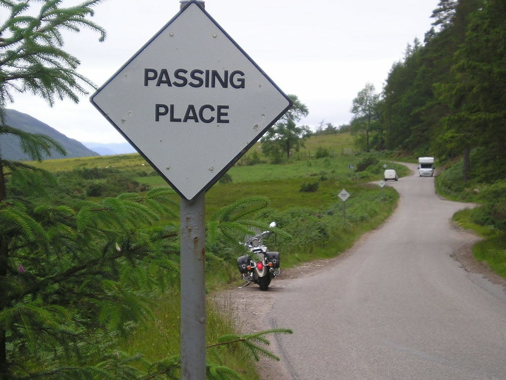 Passing Places in Scotland