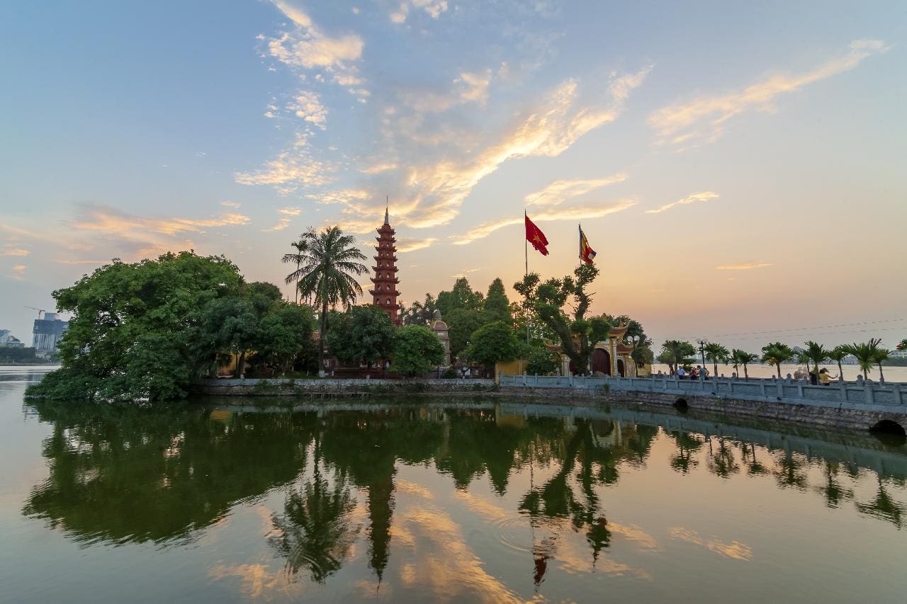 Tran Quoc temple in Vietnam