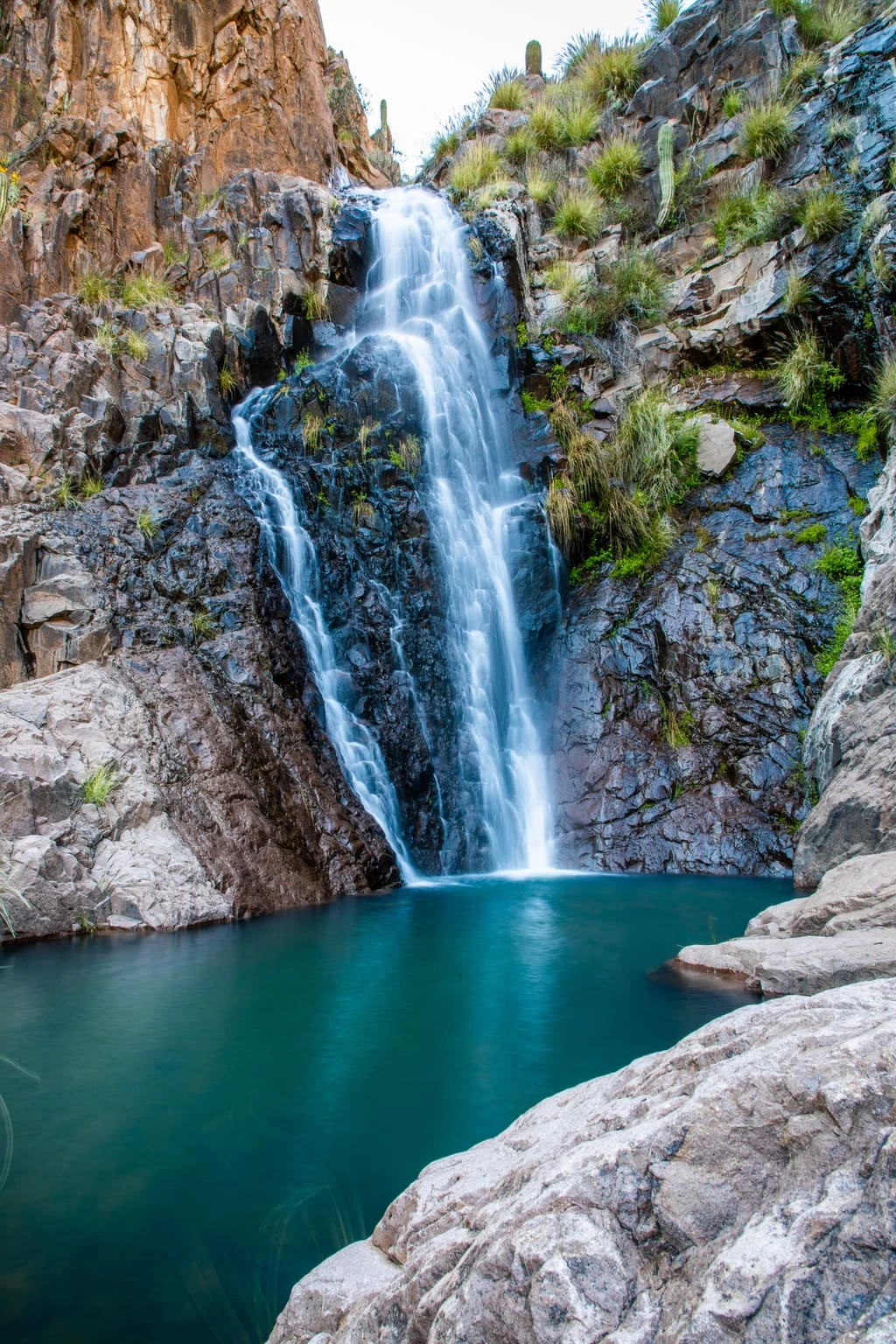 Hidden Waterfalls in Superstition Mountains, Arizona