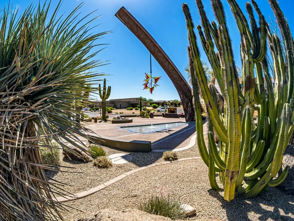 The Carefree Desert Garden Sundial in Arizona