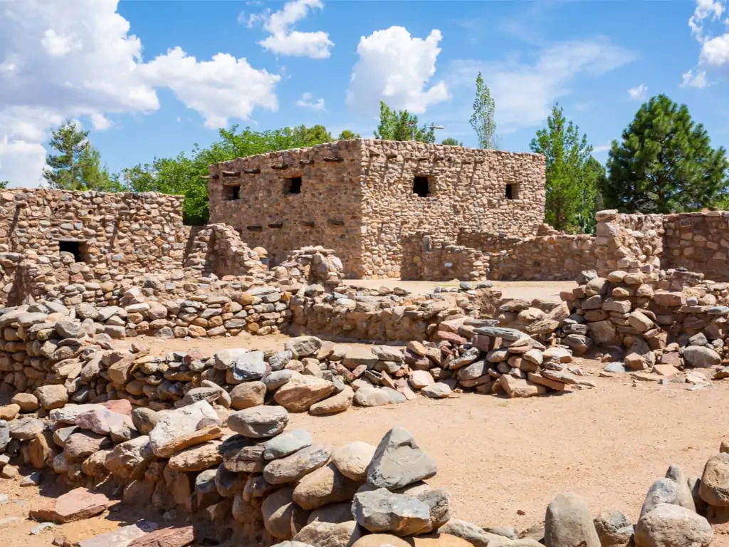 Ancient Besh-Ba-Gowah Indian Ruins in Globe, Arizona