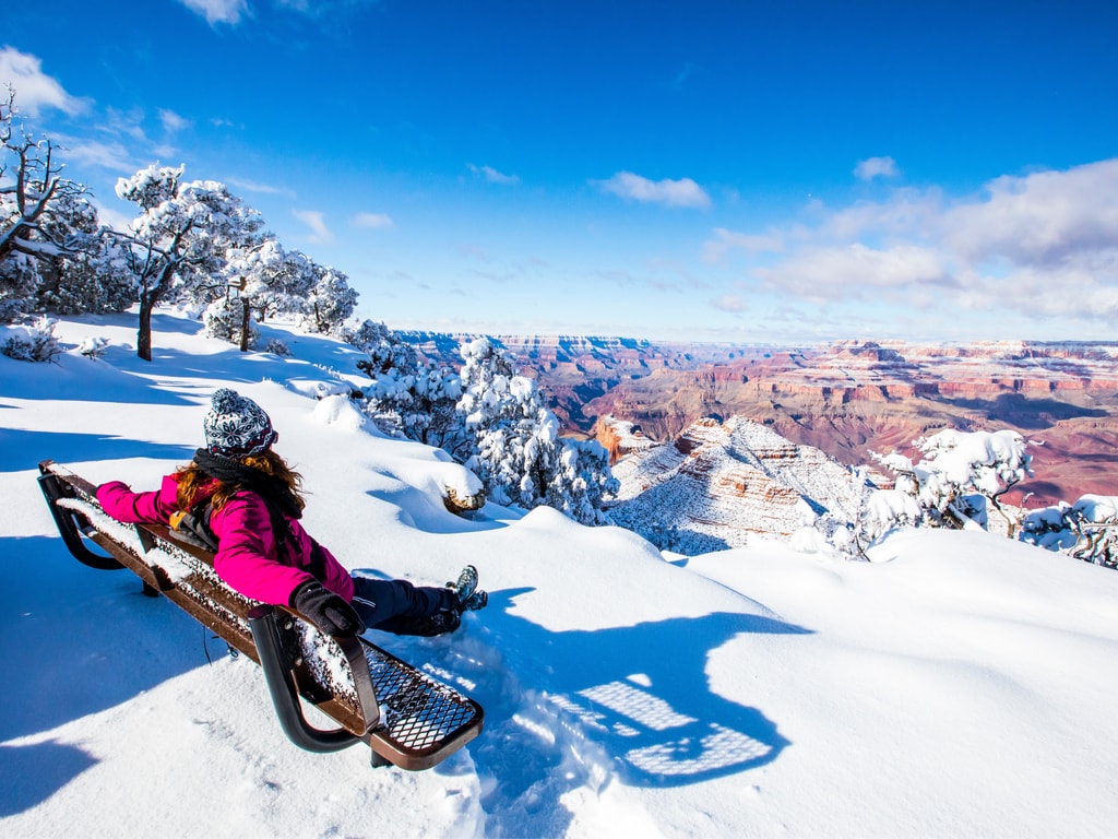 Grand Canyon National Park in Snow