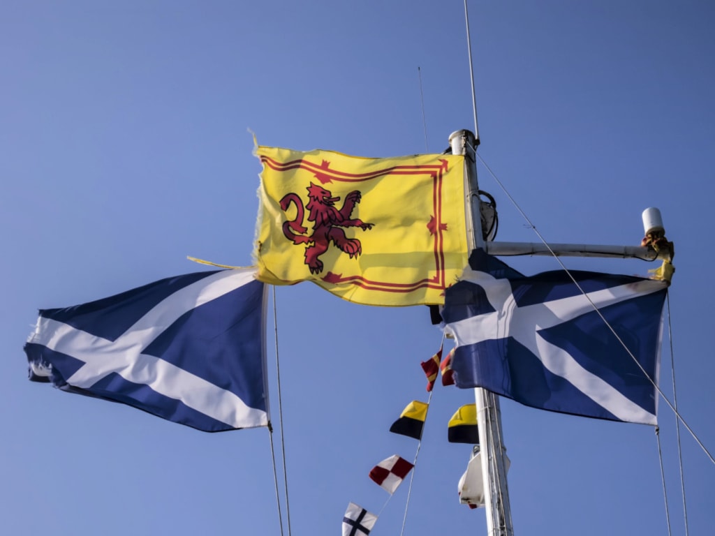Why does Scotland have two flags?