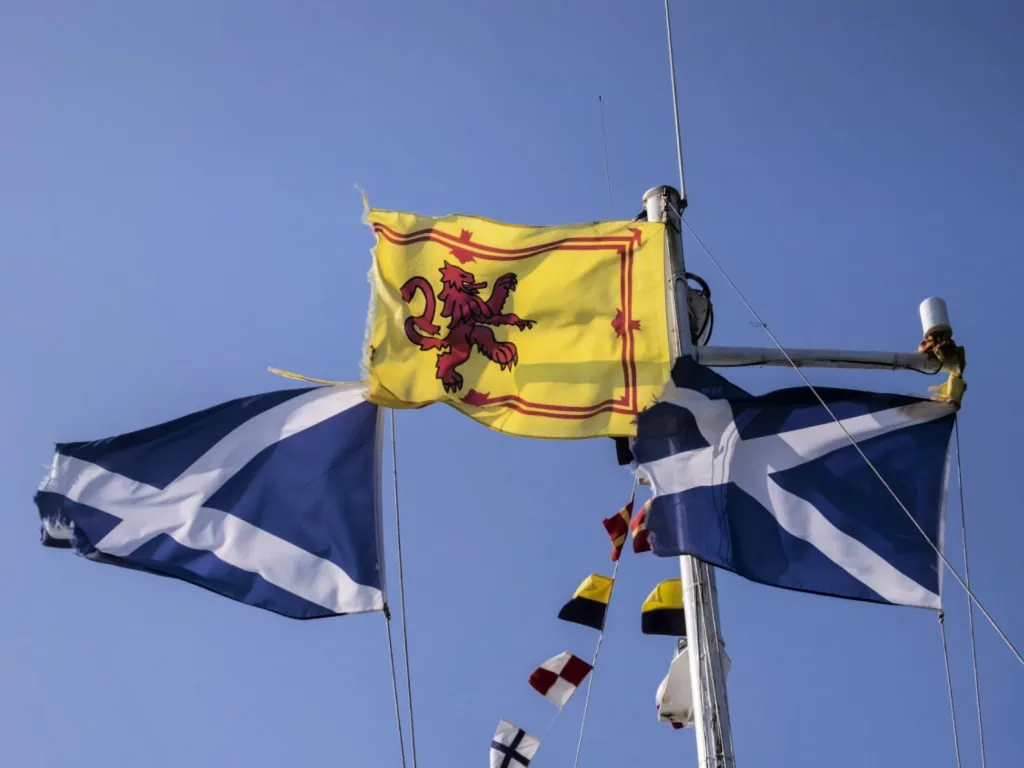Why does Scotland have two flags?